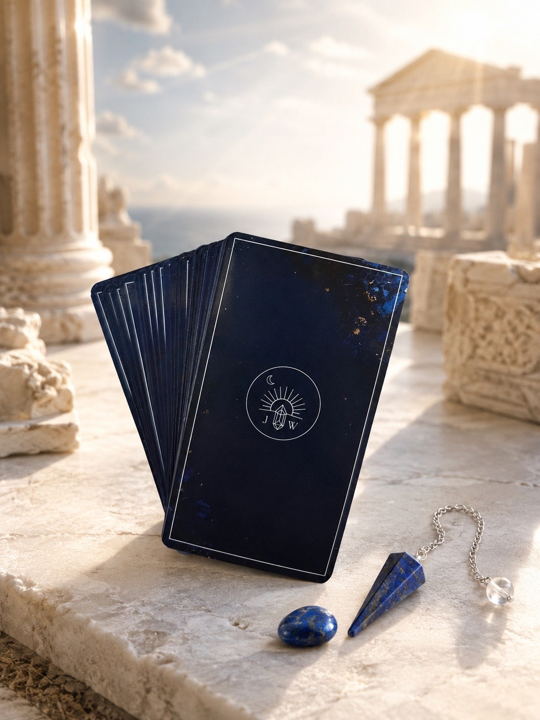 Box Prestige Édition Limitée – BlueBossDestiny et son pendule en Lapis-Lazuli