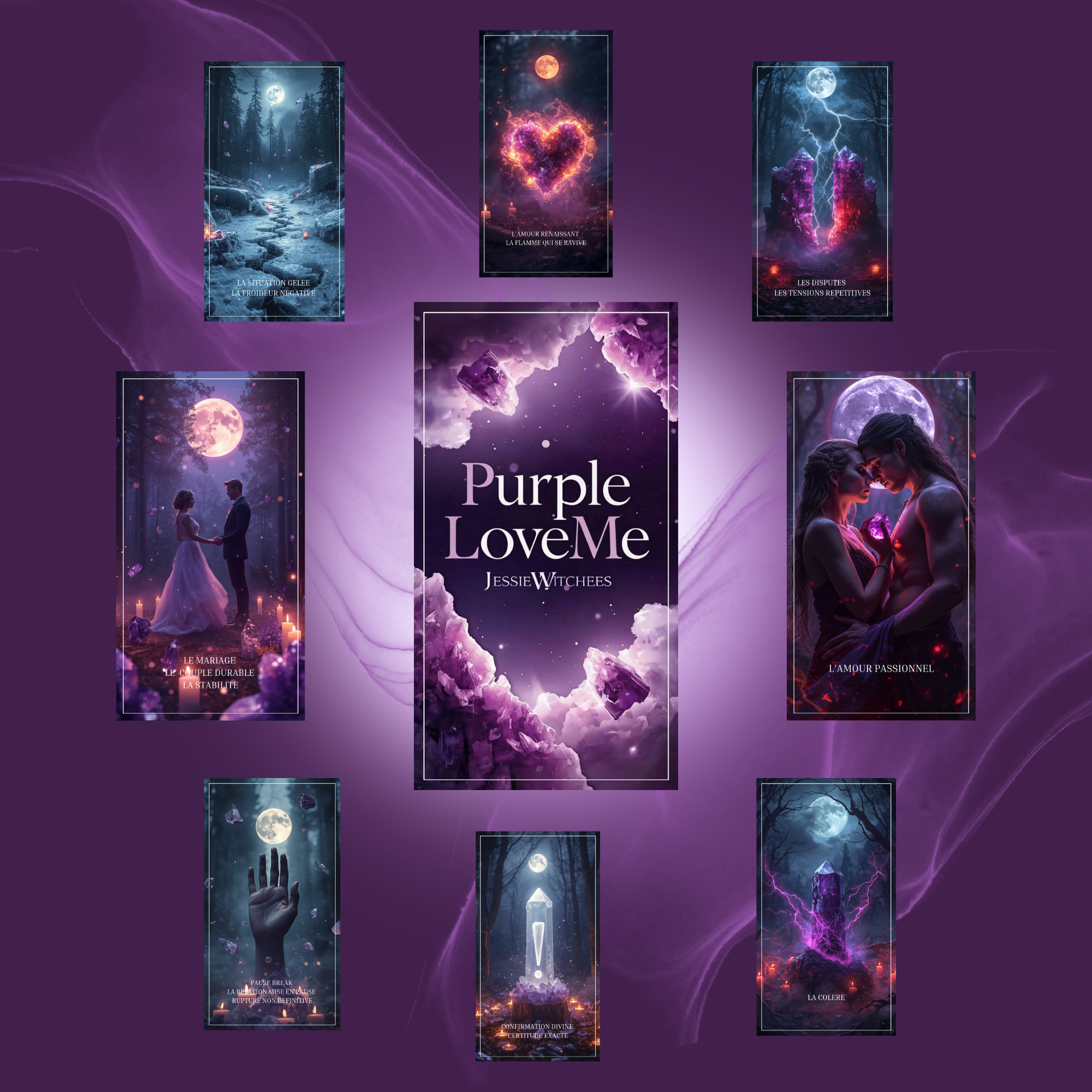 L'Oracle PurpleLoveMe et sa pierre d'Améthyste